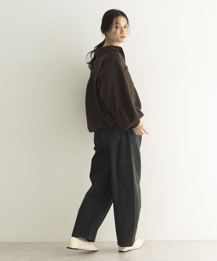 GARAGE OF GOOD CLOTHING「タックコクーンデニムパンツ」|デニム|