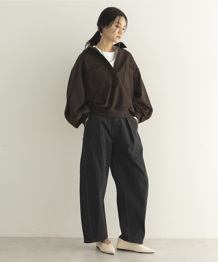 GARAGE OF GOOD CLOTHING「タックコクーンデニムパンツ」|デニム|