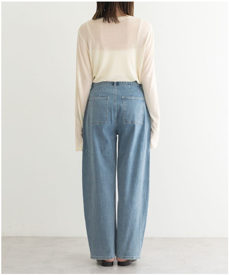 GARAGE OF GOOD CLOTHING「タックコクーンデニムパンツ」|デニム|