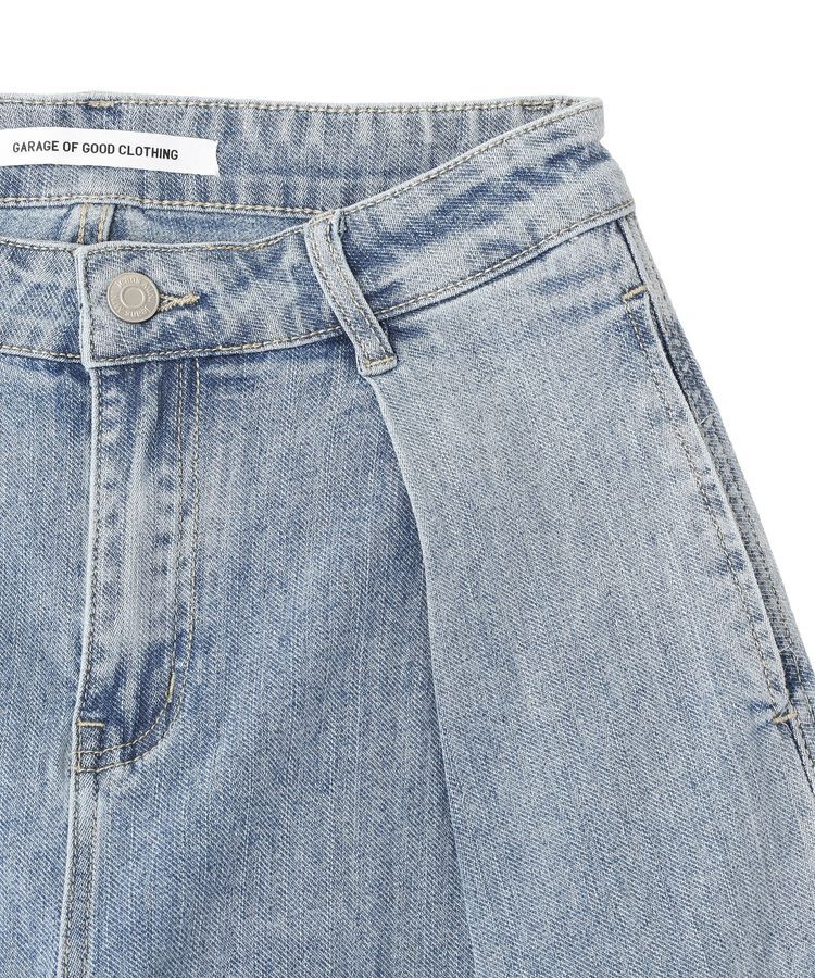 GARAGE OF GOOD CLOTHING「タックコクーンデニムパンツ」|デニム|