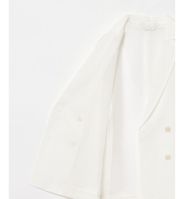 allureville「ワルツシアーオーガンジャケット」|テーラードジャケット|