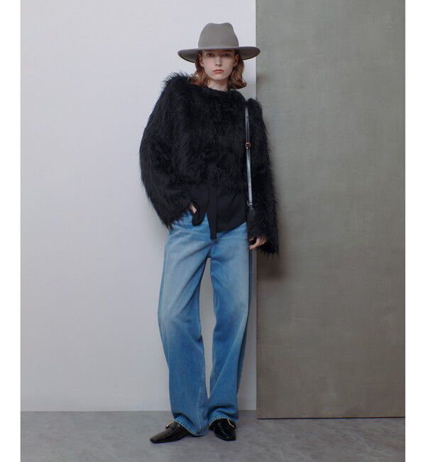 allureville「ミンクファーボトルネックプルオーバー」|ニット・セーター|