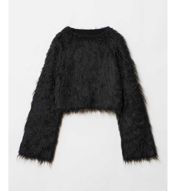 allureville「ミンクファーボトルネックプルオーバー」|ニット・セーター|