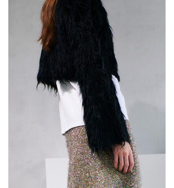 allureville「ミンクファーボトルネックプルオーバー」|ニット・セーター|