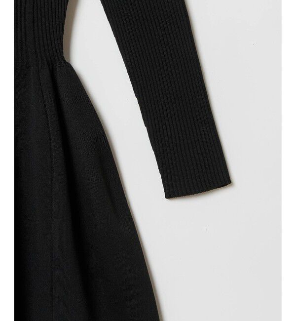 allureville「ウエストマークコクーンニットワンピース」|ワンピース|