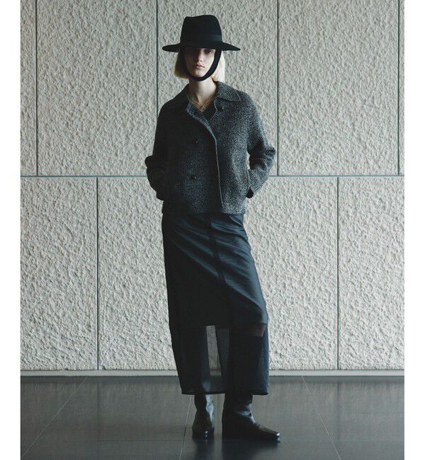 allureville「シアーレイヤードタイトスカート」|スカート|