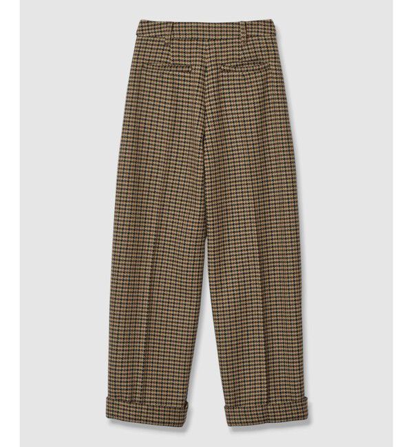 LOULOU WILLOUGHBY「【LOULOU WILLOUGHBY】ガンクラブチェックワイドパンツ」|その他|