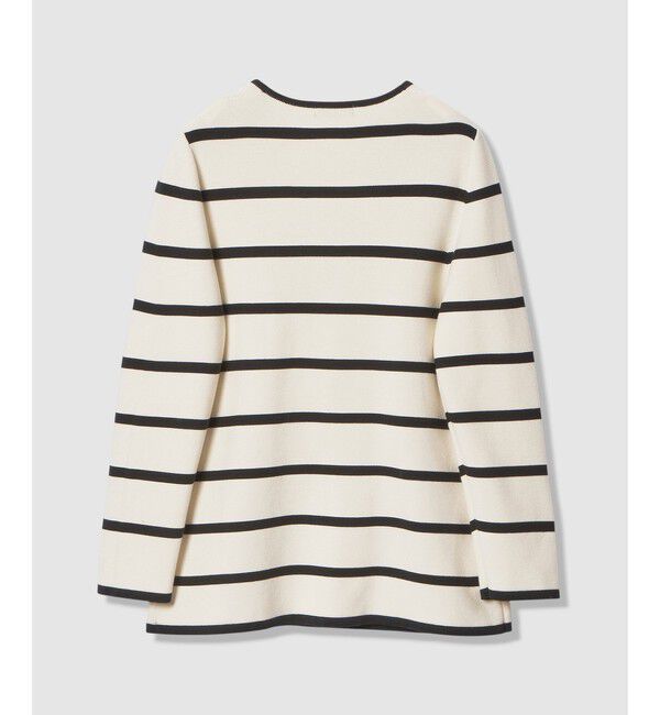 allureville「ガーターノーカラーニットジャケット」|カーディガン|