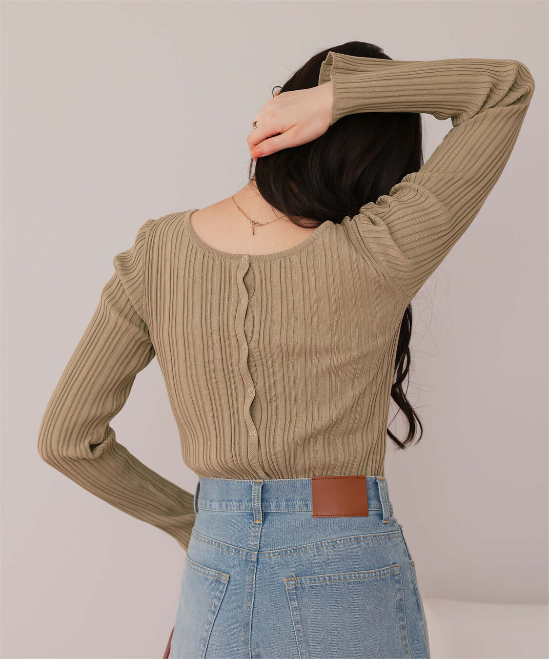 titivate「UVケアリングドットニットカーディガン」|カーディガン|