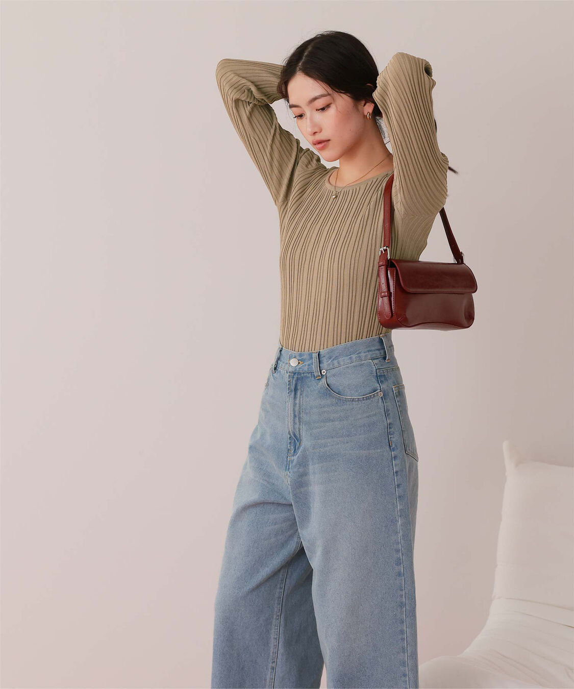 titivate「UVケアリングドットニットカーディガン」|カーディガン|