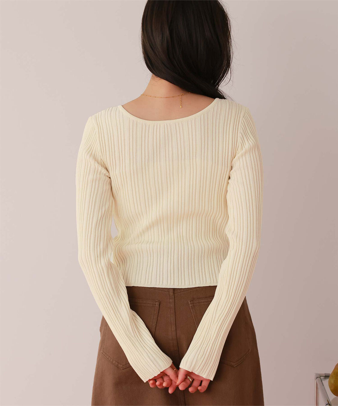 titivate「UVケアリングドットニットカーディガン」|カーディガン|