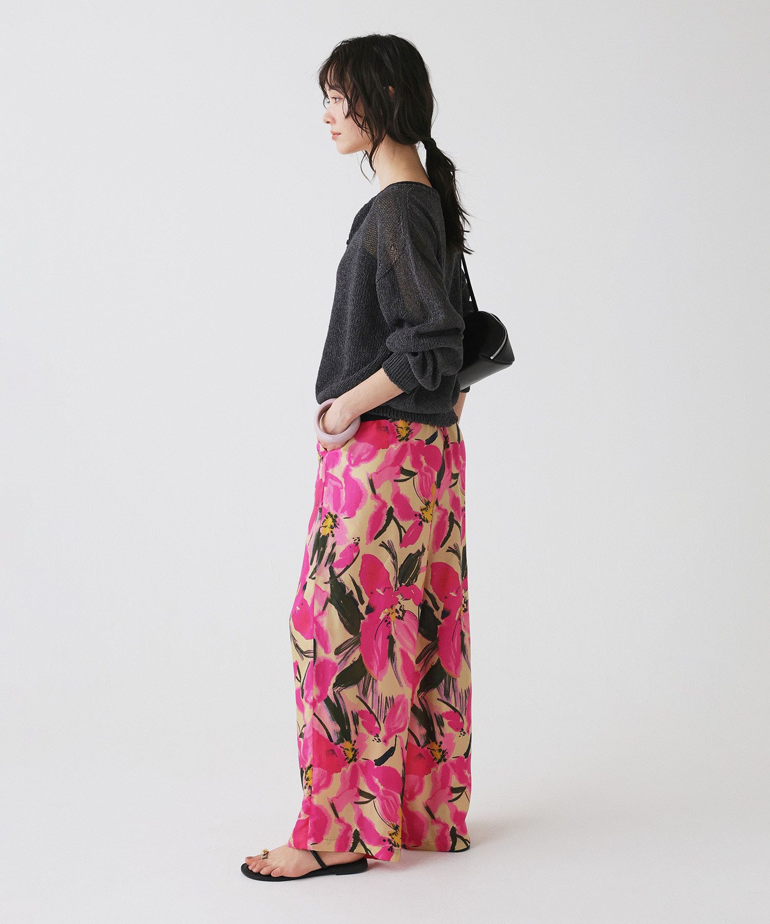 BABYLONE「ハナガライージースラックス」|スラックス|