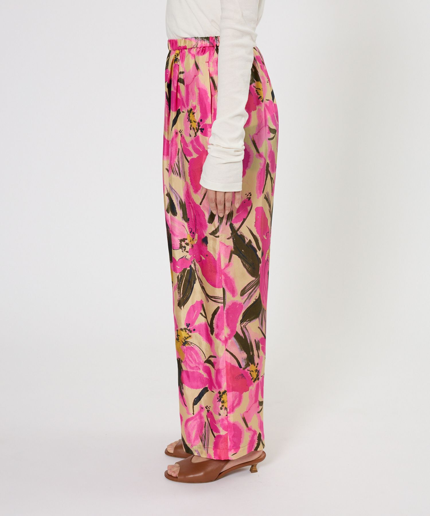 BABYLONE「ハナガライージースラックス」|スラックス|