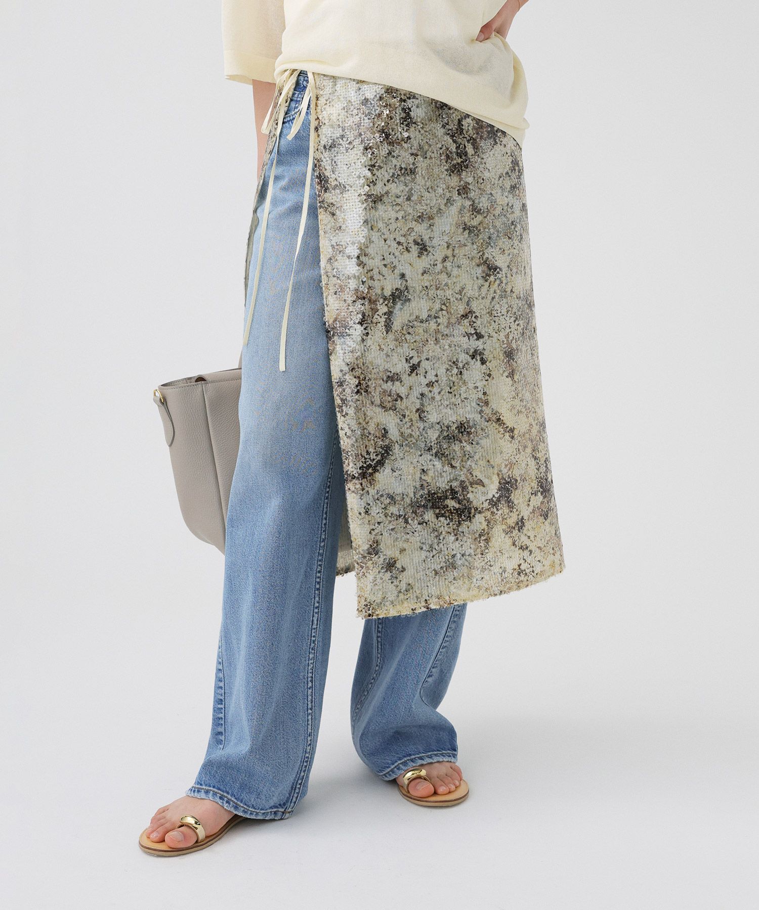 BABYLONE「スパンコールラップスカート」|スカート|ﾍﾞｰｼﾞｭ