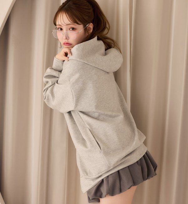  「ロゴグリッターパーカー」|プルオーバー|