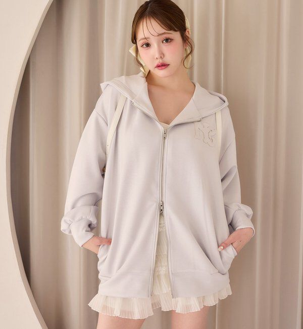  「ロゴグリッターパーカー」|プルオーバー|