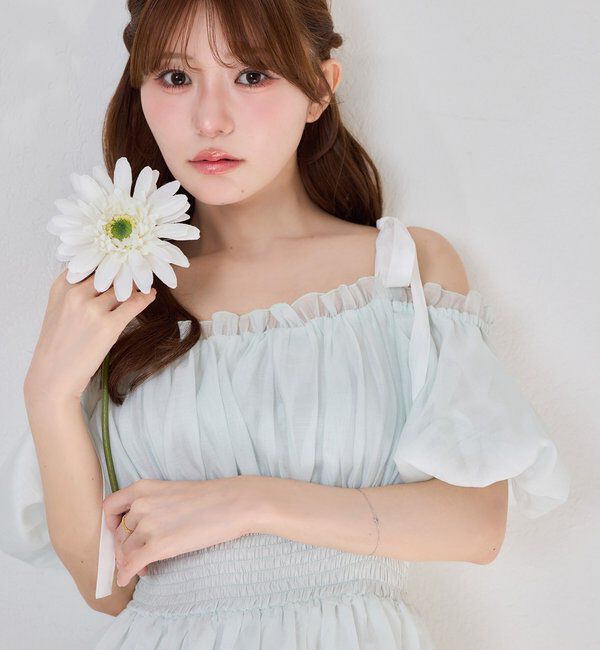  「半袖愛されメロチュニック」|ワンピース|