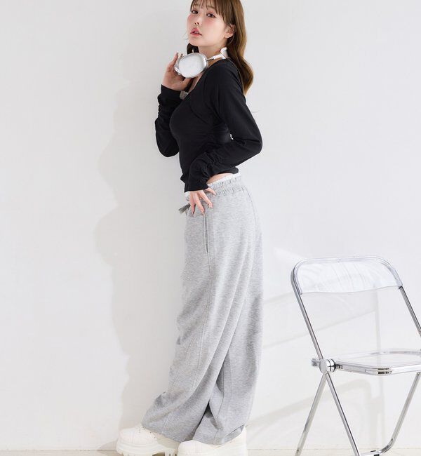  「【セットアップ可能】ウエストレースカットパンツ」|その他|