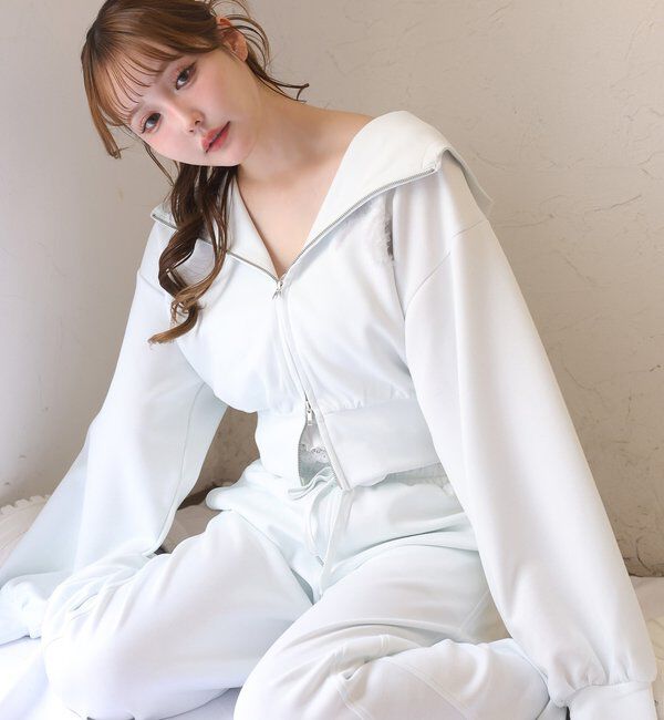  「【セットアップ可能】ウエストレースカットパンツ」|その他|