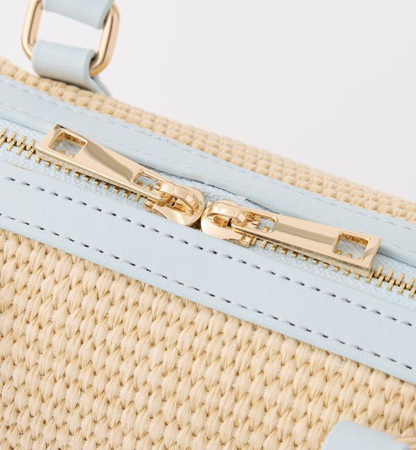  「ハートチャーム付き雑材ミニボストンバッグ」|ショルダー・メッセンジャー|