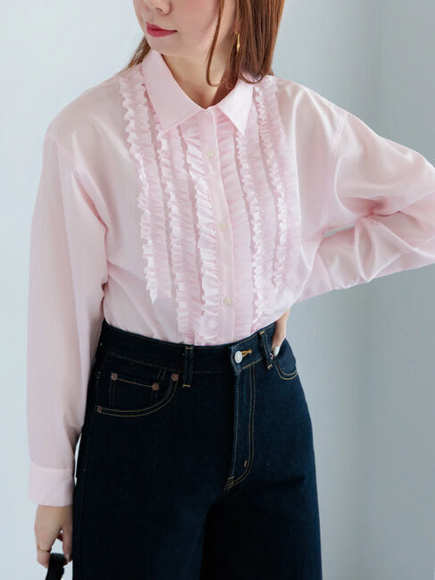 Te chichi「フロントフリルシャツ《2026 spring catalog item》」|シャツ・ブラウス|