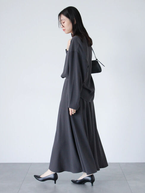 sm2rhythm「【セレモニーアイテム】ジョーゼットスカート(セットアップ可)」|スカート|