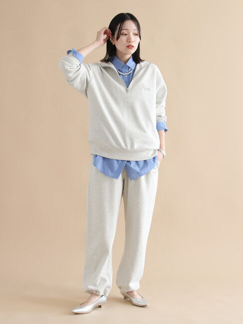 sm2rhythm「【Healthknit】ハーフジッププルオーバー」|Tシャツ・カットソー|