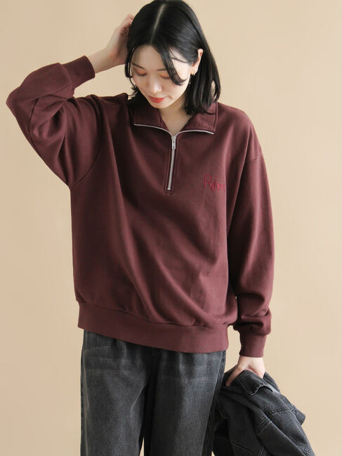 sm2rhythm「【Healthknit】ハーフジッププルオーバー」|Tシャツ・カットソー|