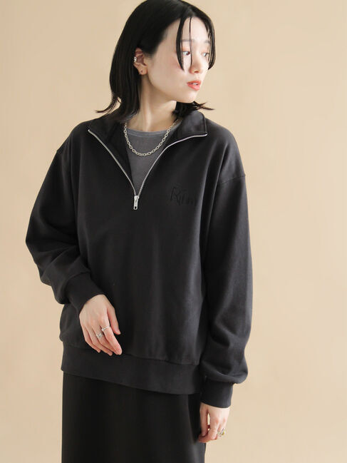 sm2rhythm「【Healthknit】ハーフジッププルオーバー」|Tシャツ・カットソー|