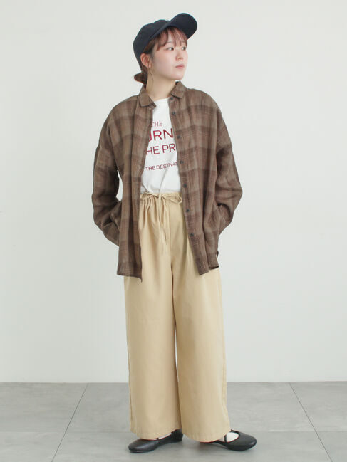 Samansa Mos2「【イージーケア】イージーストレートパンツ」|その他|