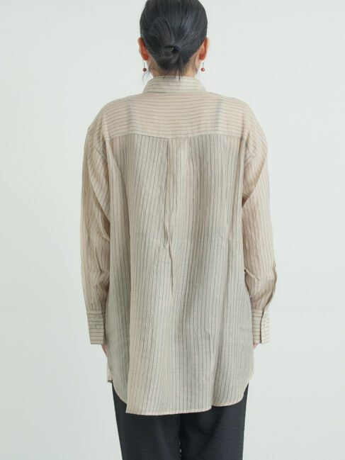 Samansa Mos2「柄アソートシアーシャツ」|シャツ・ブラウス|