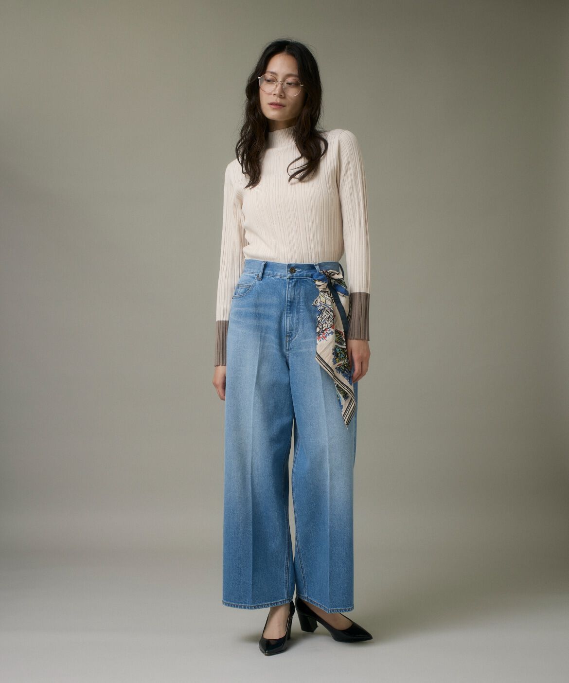 I.T.'S international「デニムワイドパンツ」|その他|