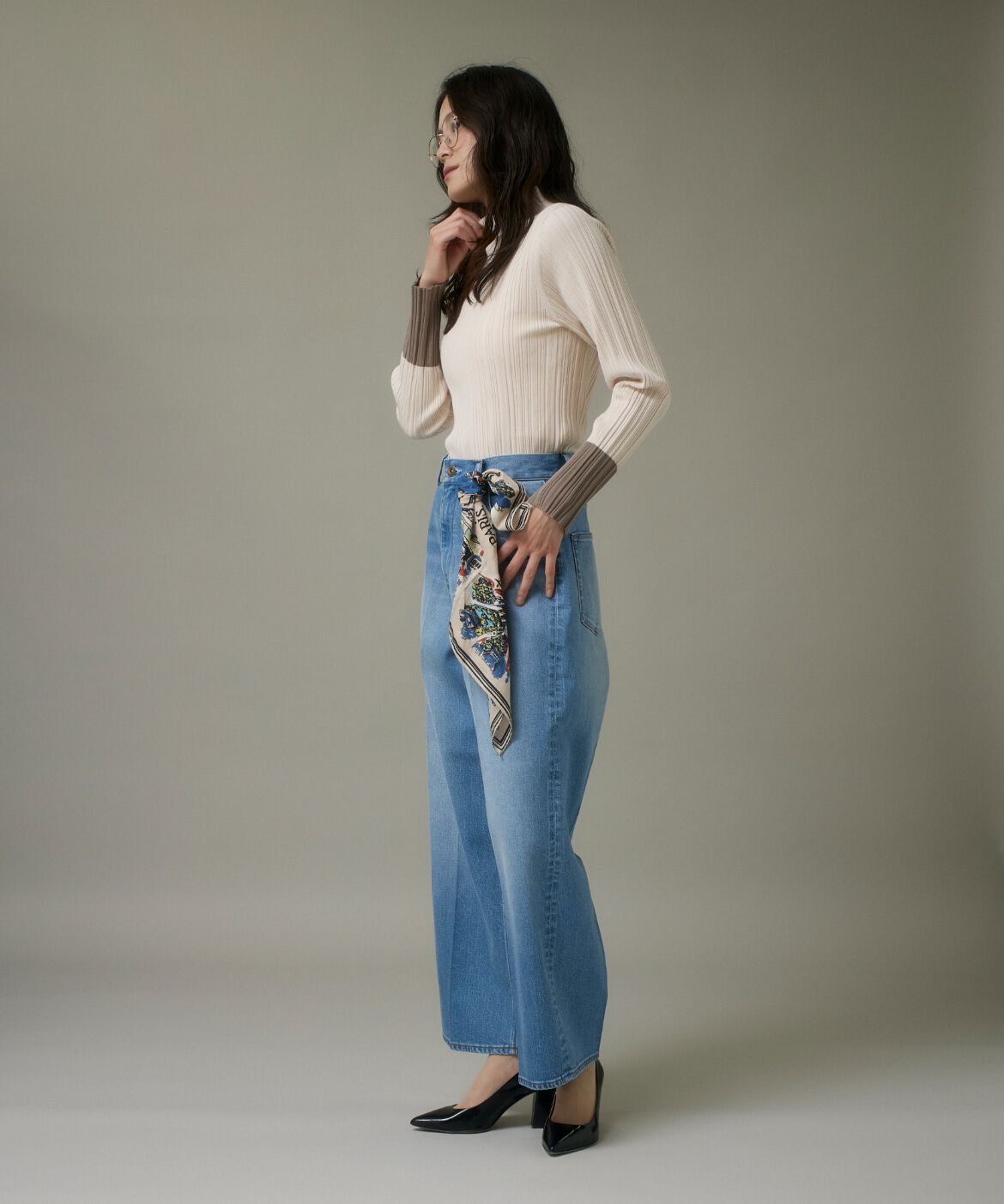 I.T.'S international「デニムワイドパンツ」|その他|