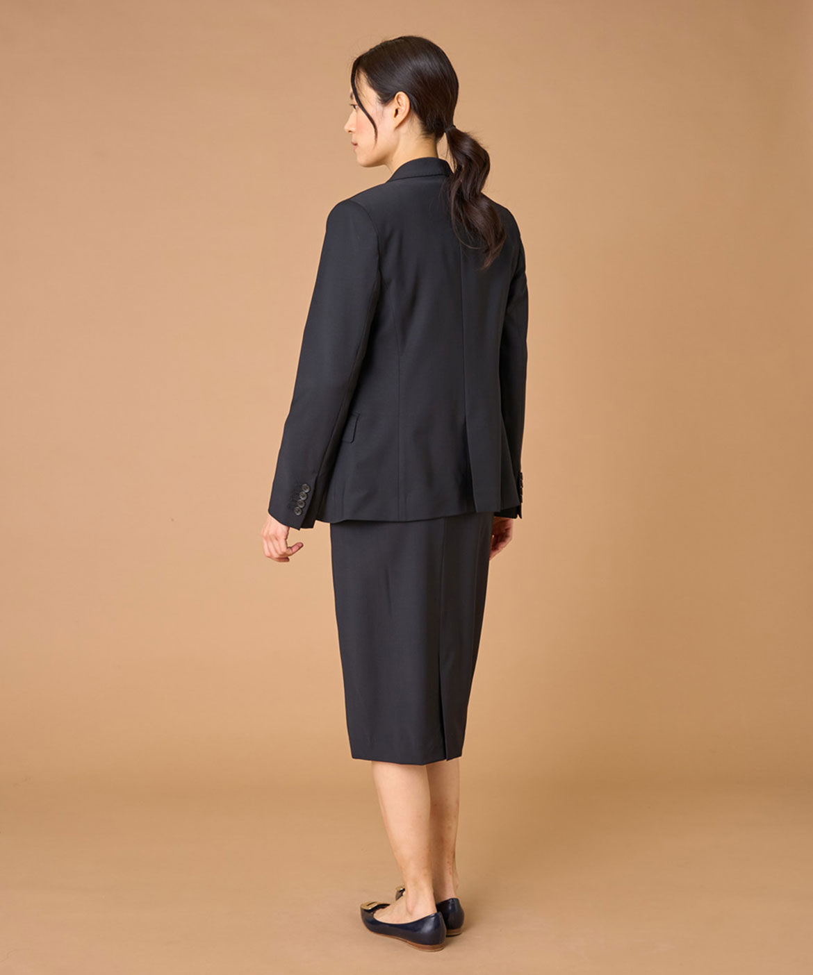 INED「《大きいサイズ》ペンシルスカート」|タイト|