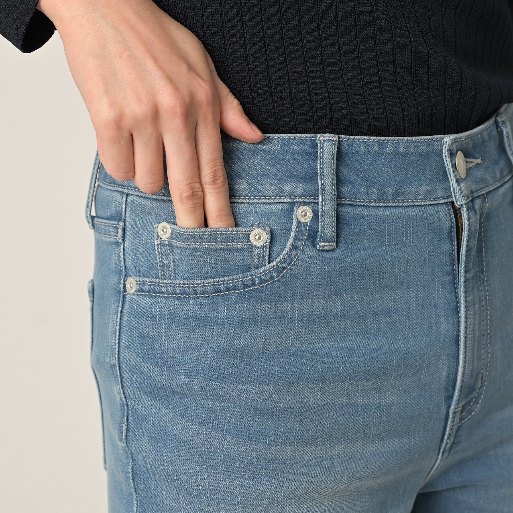 UNTITLED「【古畑星夏さん着用/人気デニム】MAKE&times;DENIMスリムストレート」|デニム|