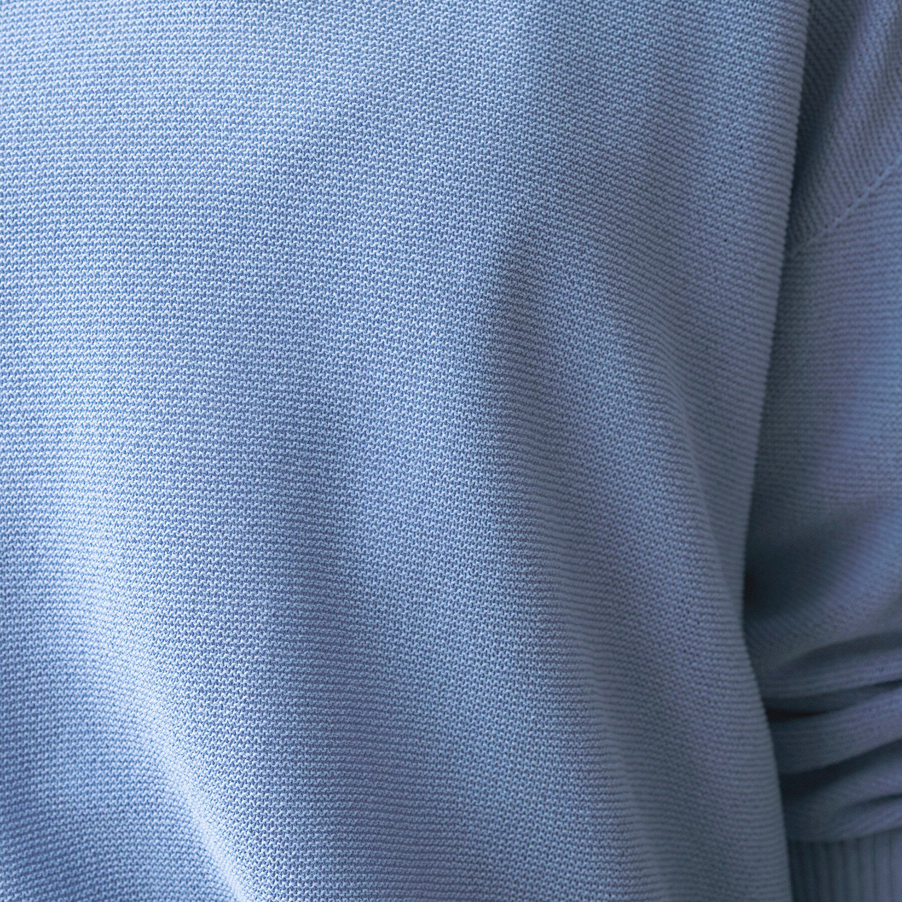 UNTITLED「【7色展開/洗える/程よい透け感】ドライタッチVネックニット」|ニット・セーター|