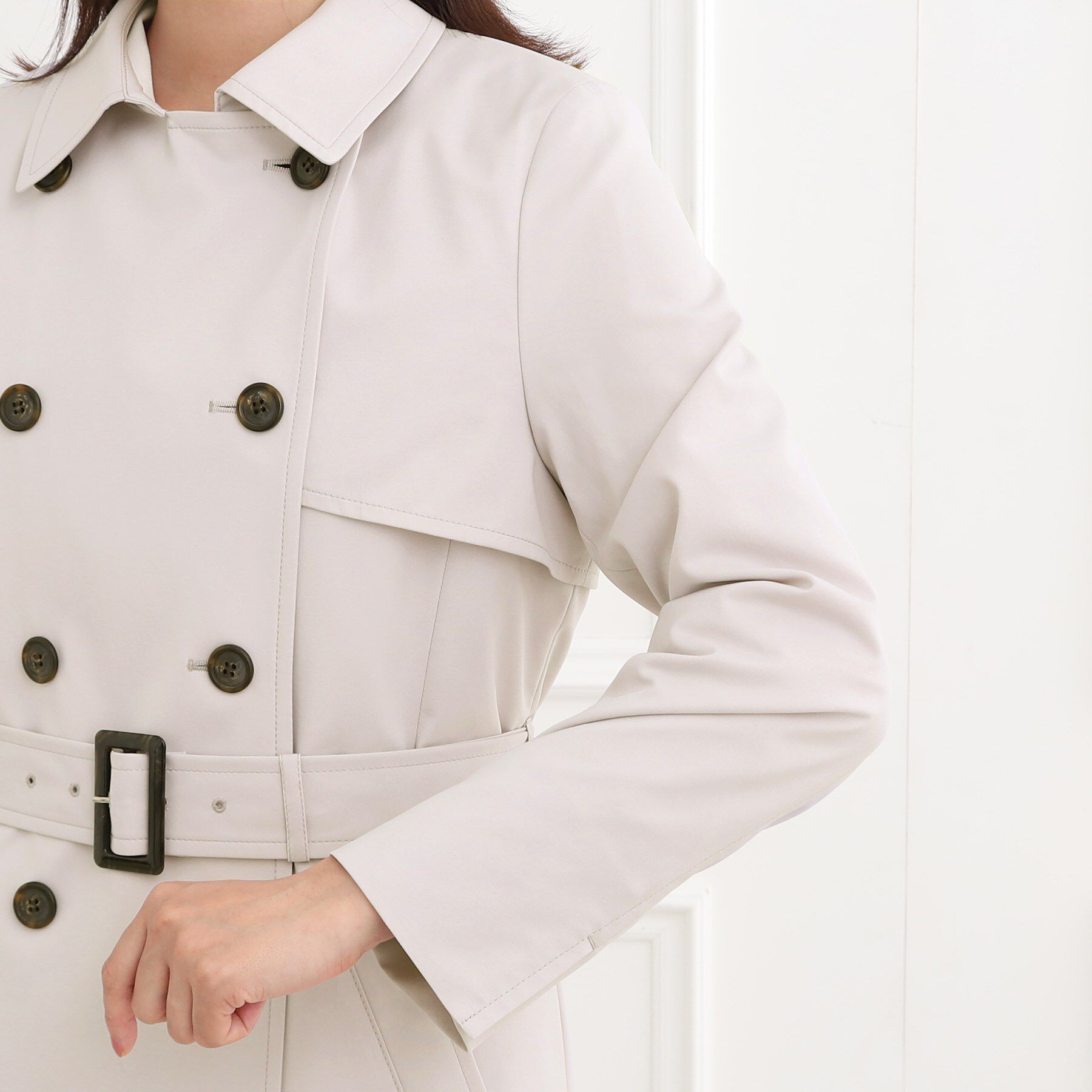 Reflect「【フォーマル/お仕事にもおすすめ／ライナー取り外し可】中綿ライナー付トレンチコート」|トレンチコート|