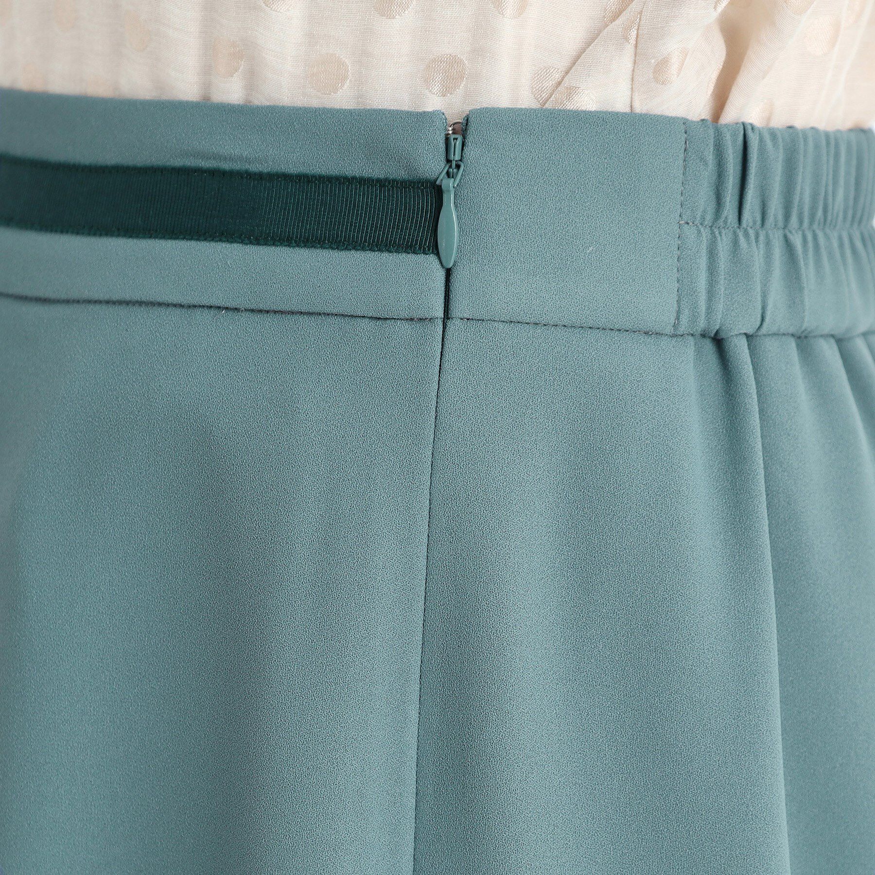 Reflect「【手洗い可】シフォンプリーツドッキングスカート」|スカート|