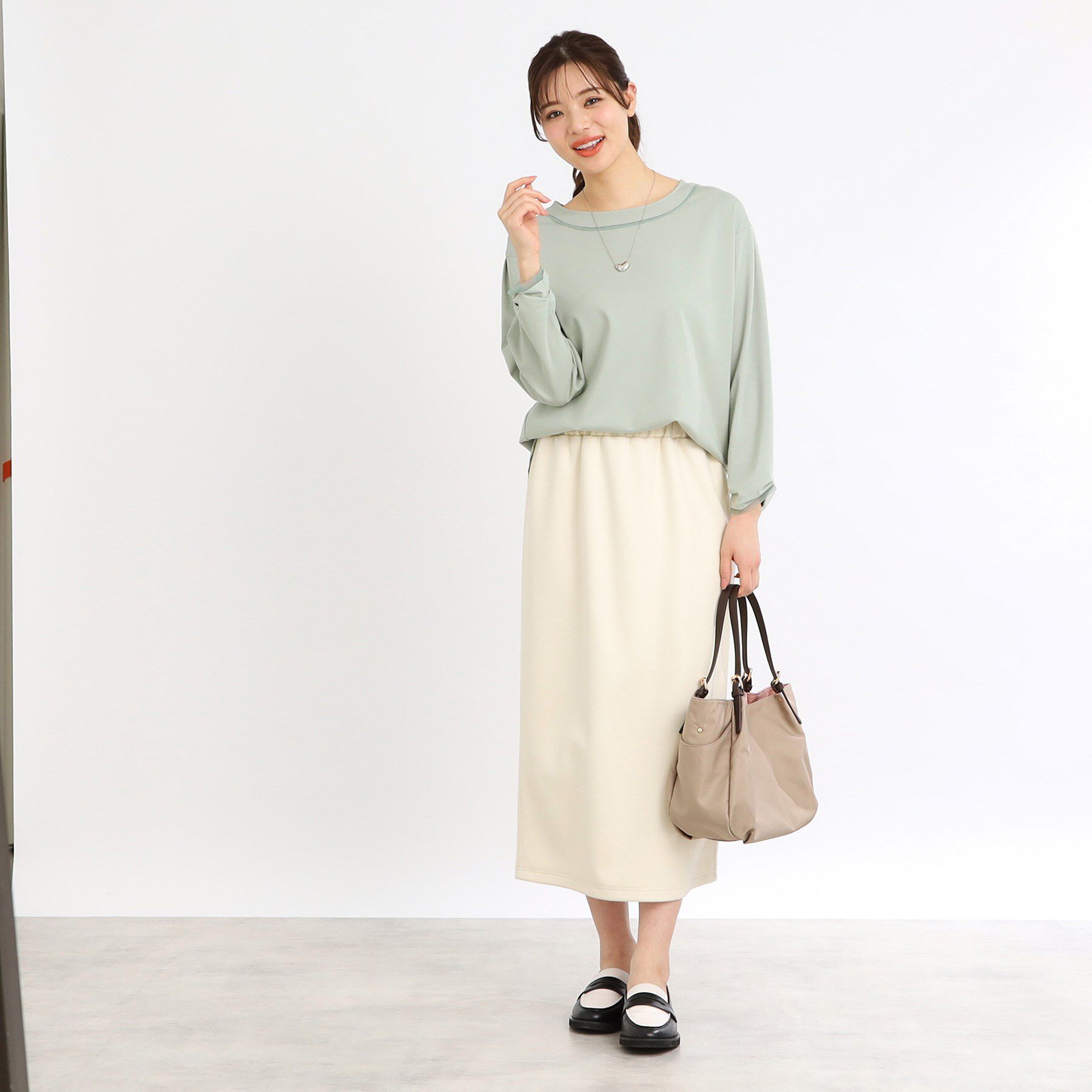 Reflect「【E‐QUALITY／手洗い可】チュールディティールプルオーバー」|Tシャツ・カットソー|