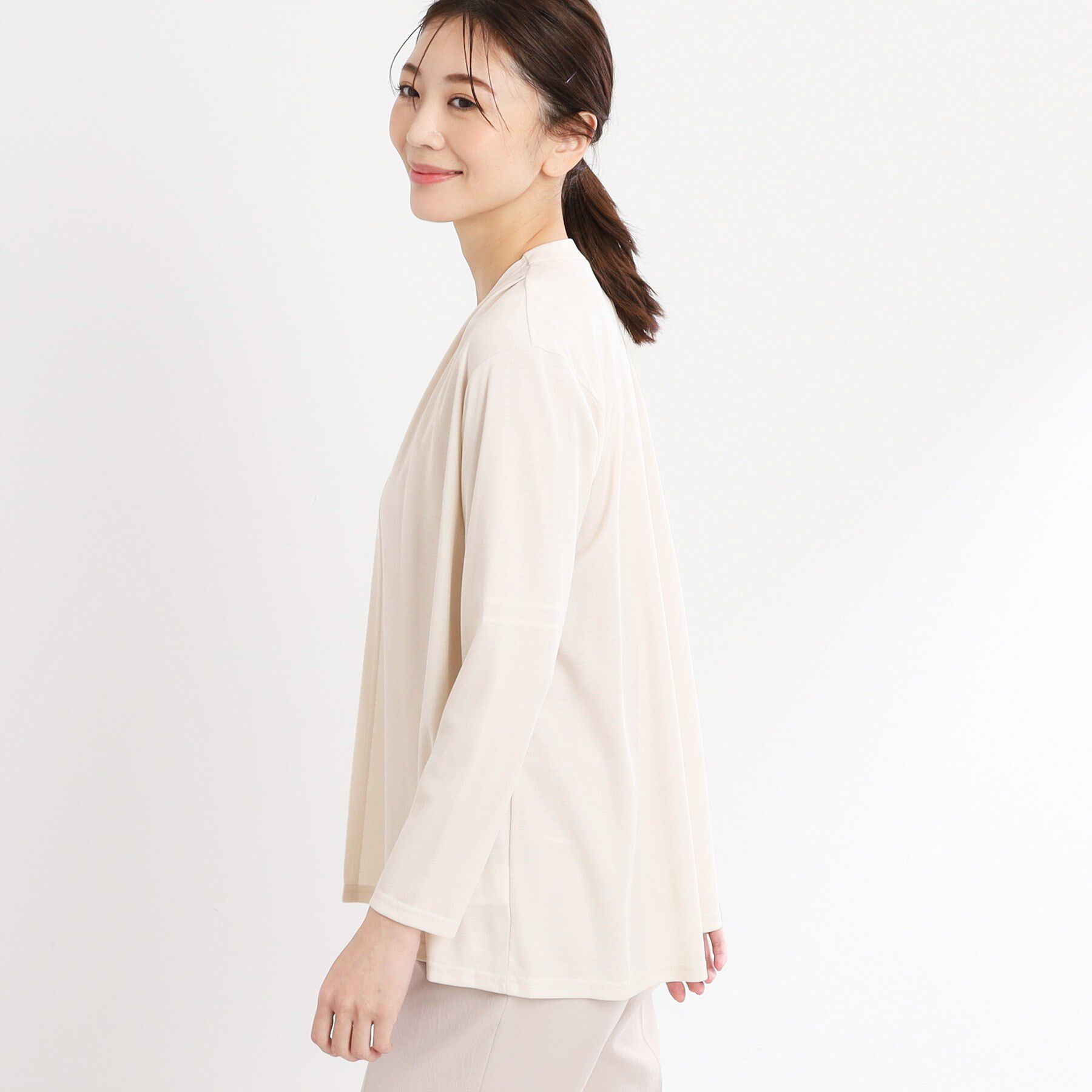 Reflect「【洗える】ジャージカーディガン」|カーディガン|