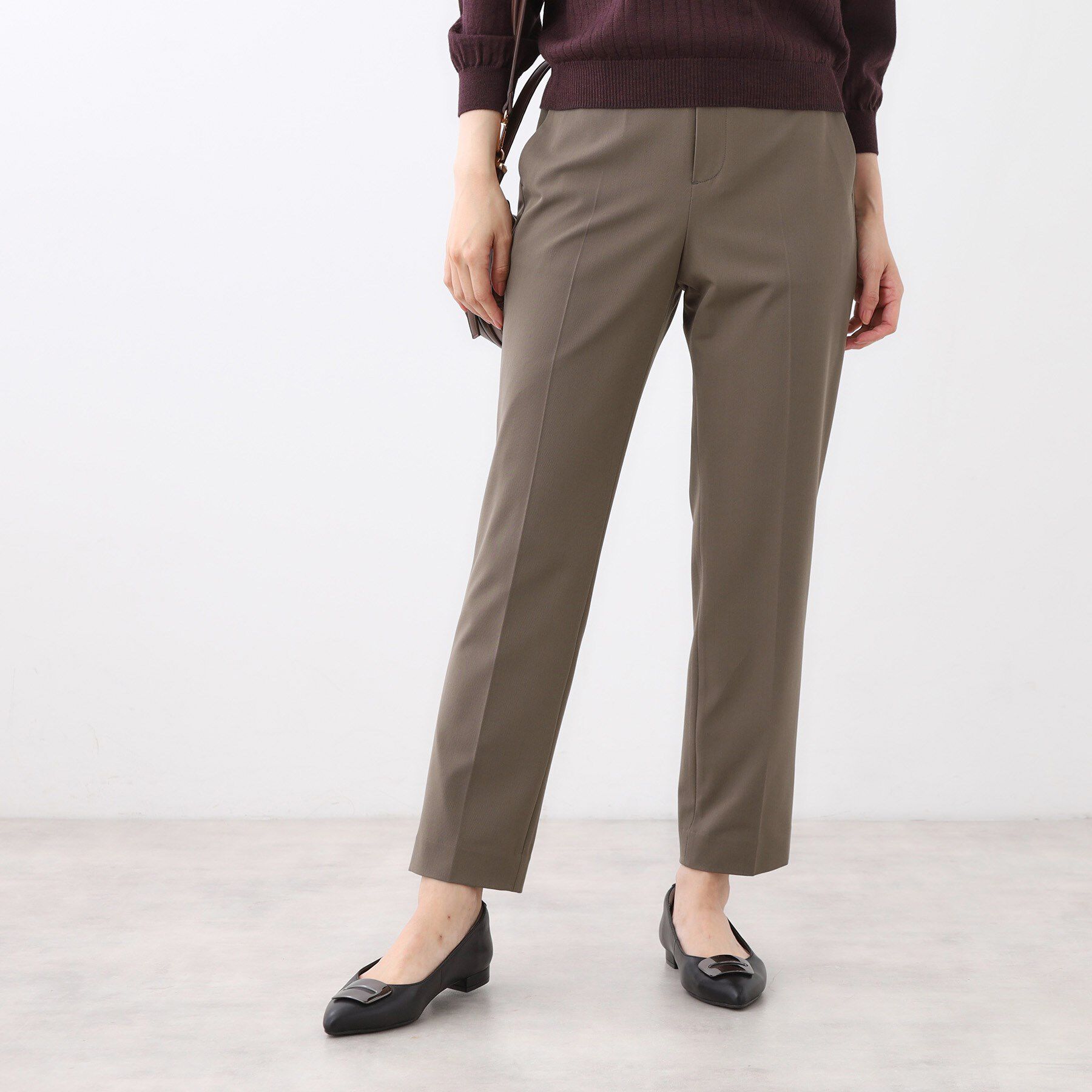 Reflect「【高身長さんに嬉しい長め丈追加！／私のパンツ／すっきり見え◎】テーパードパンツ」|その他|