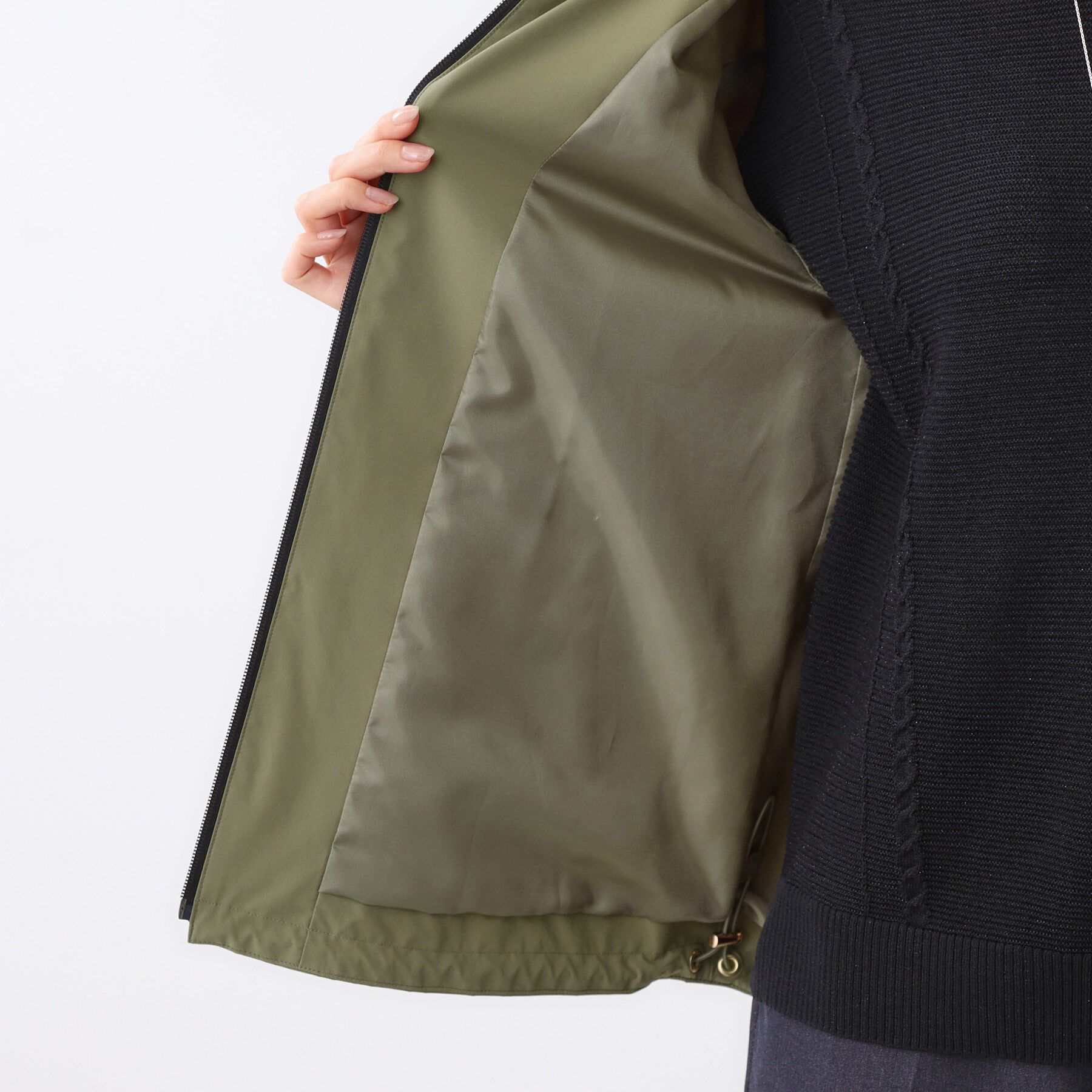 Reflect「【ライトアウター／キレイ見え／気軽な羽織に◎】スポーティライトアウター」|ブルゾン・スタジャン|