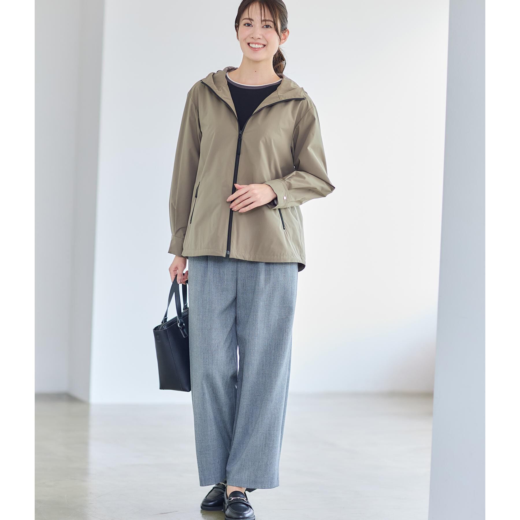 Reflect「【ライトアウター／キレイ見え／気軽な羽織に◎】スポーティライトアウター」|ブルゾン・スタジャン|