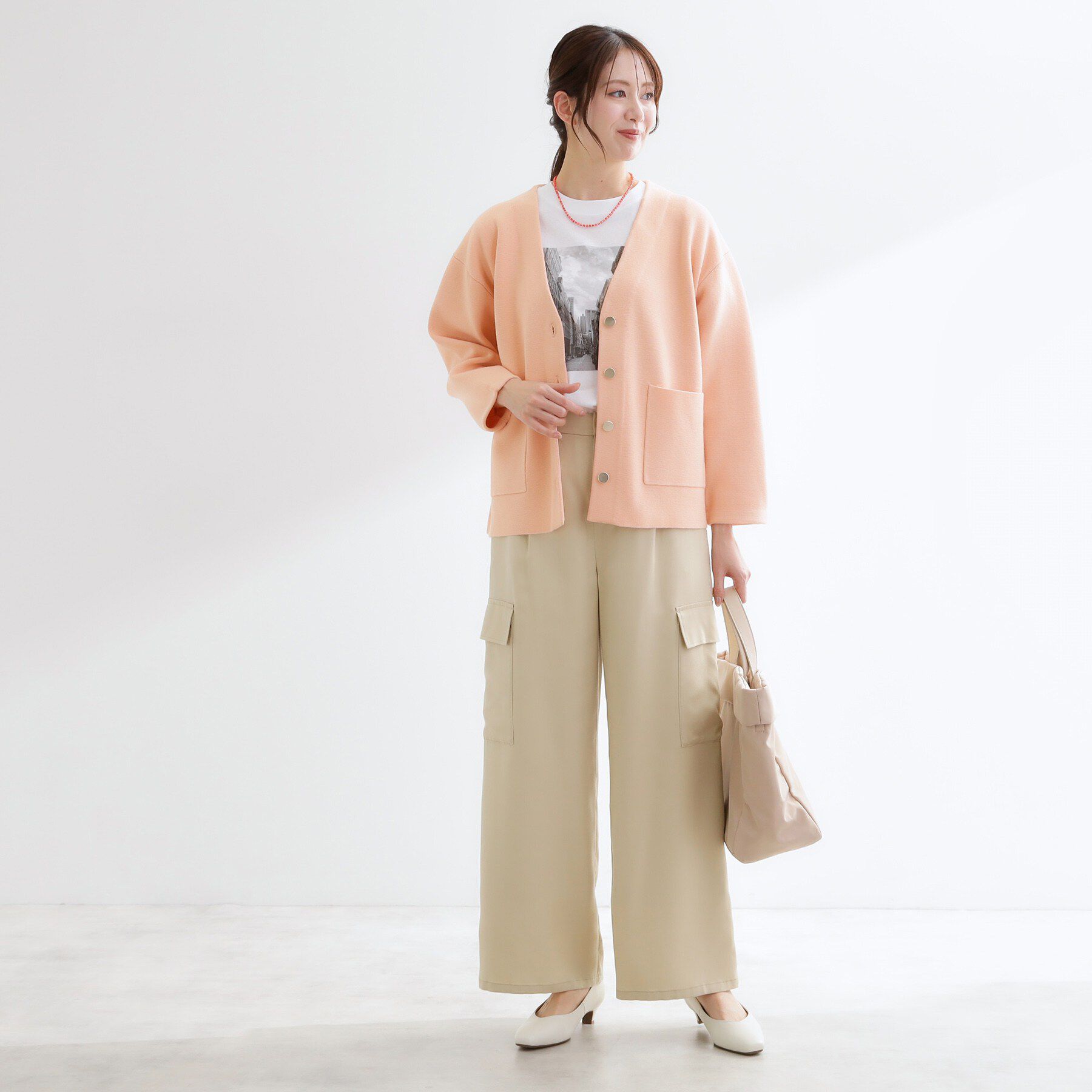 Reflect「【着回し力◎】ジャケット風ニットカーディガン」|カーディガン|