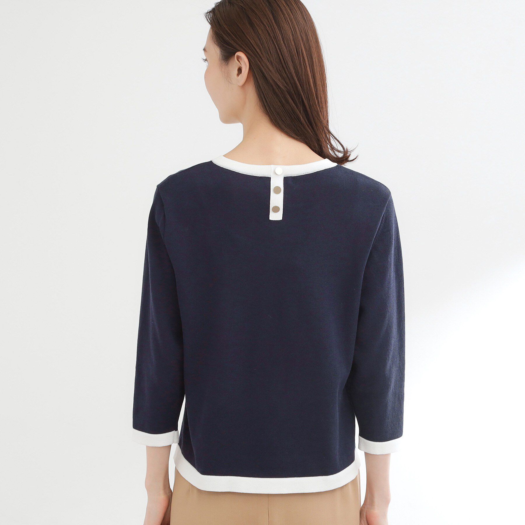 Reflect「【アンサンブル可】バイカラーニット」|ニット・セーター|