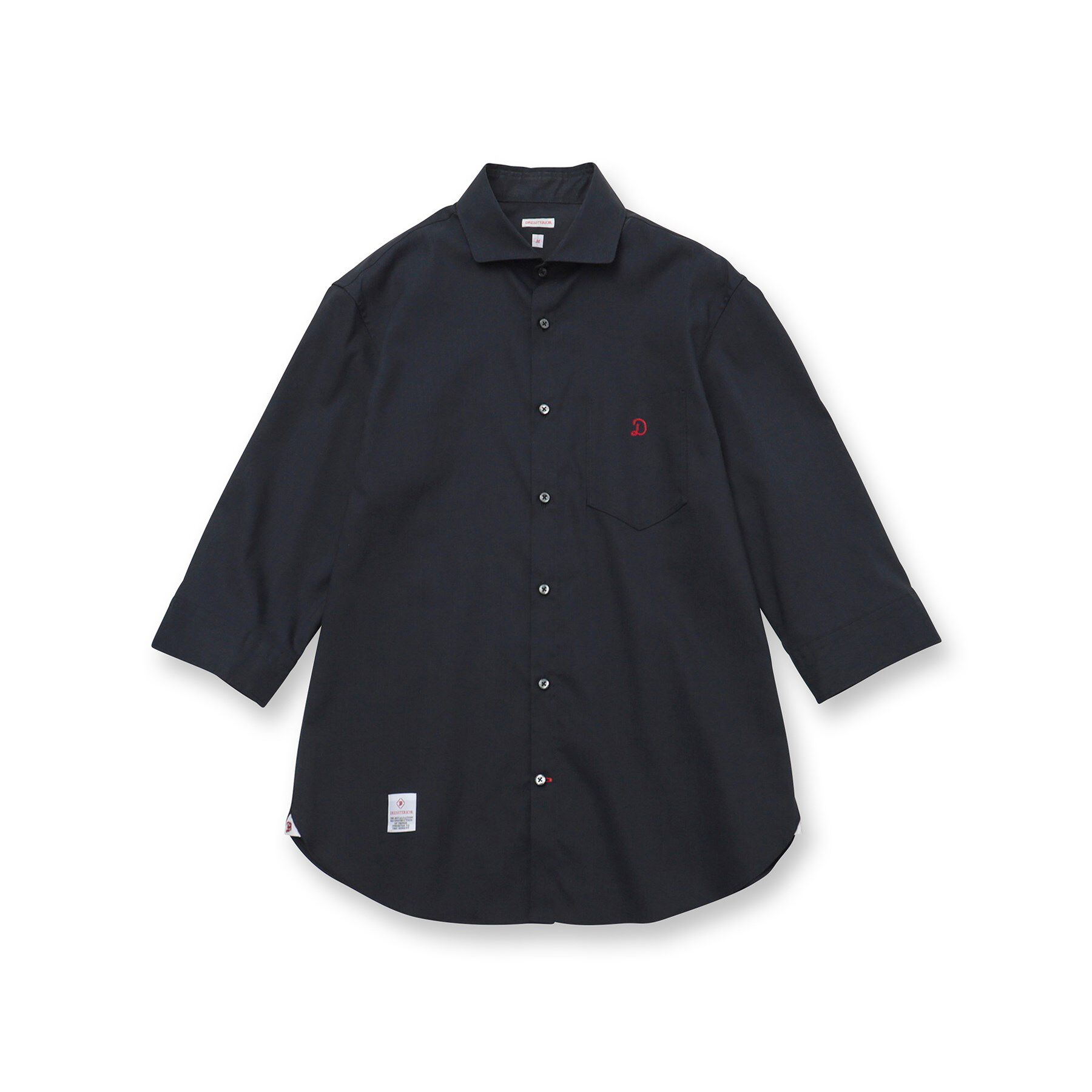 DRESSTERIOR「リネン混スリークオーターシャツ」|シャツ・ブラウス|