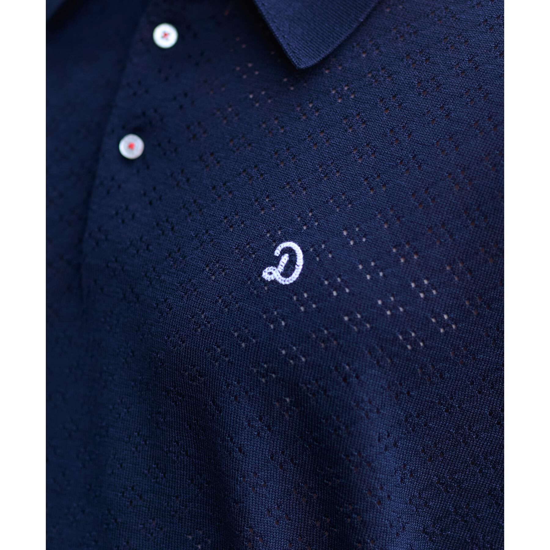 DRESSTERIOR「レースジャカード ニットポロ」|ポロシャツ|