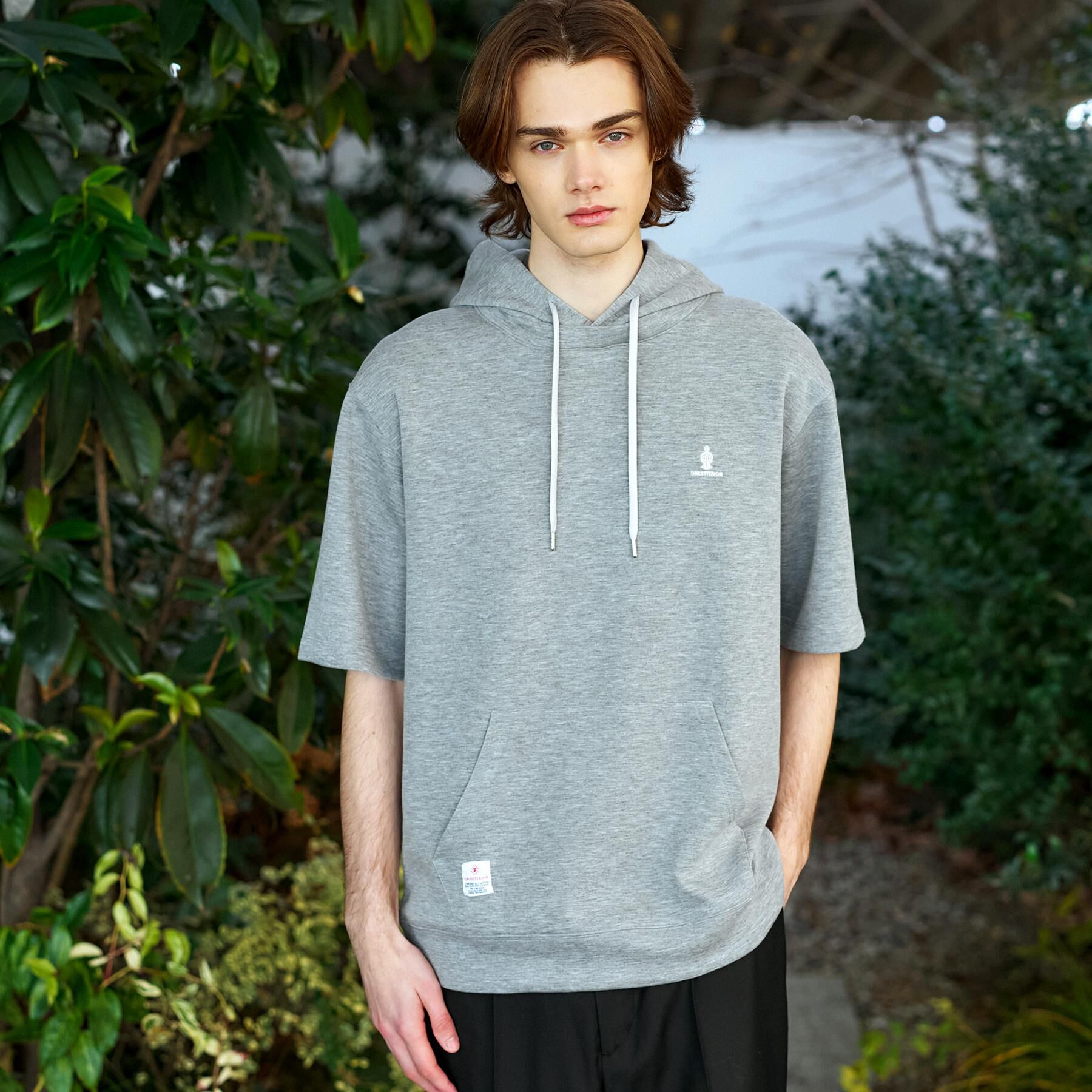 DRESSTERIOR「【セットアップ可】ダンボールフーディー」|パーカー|グレー(012)