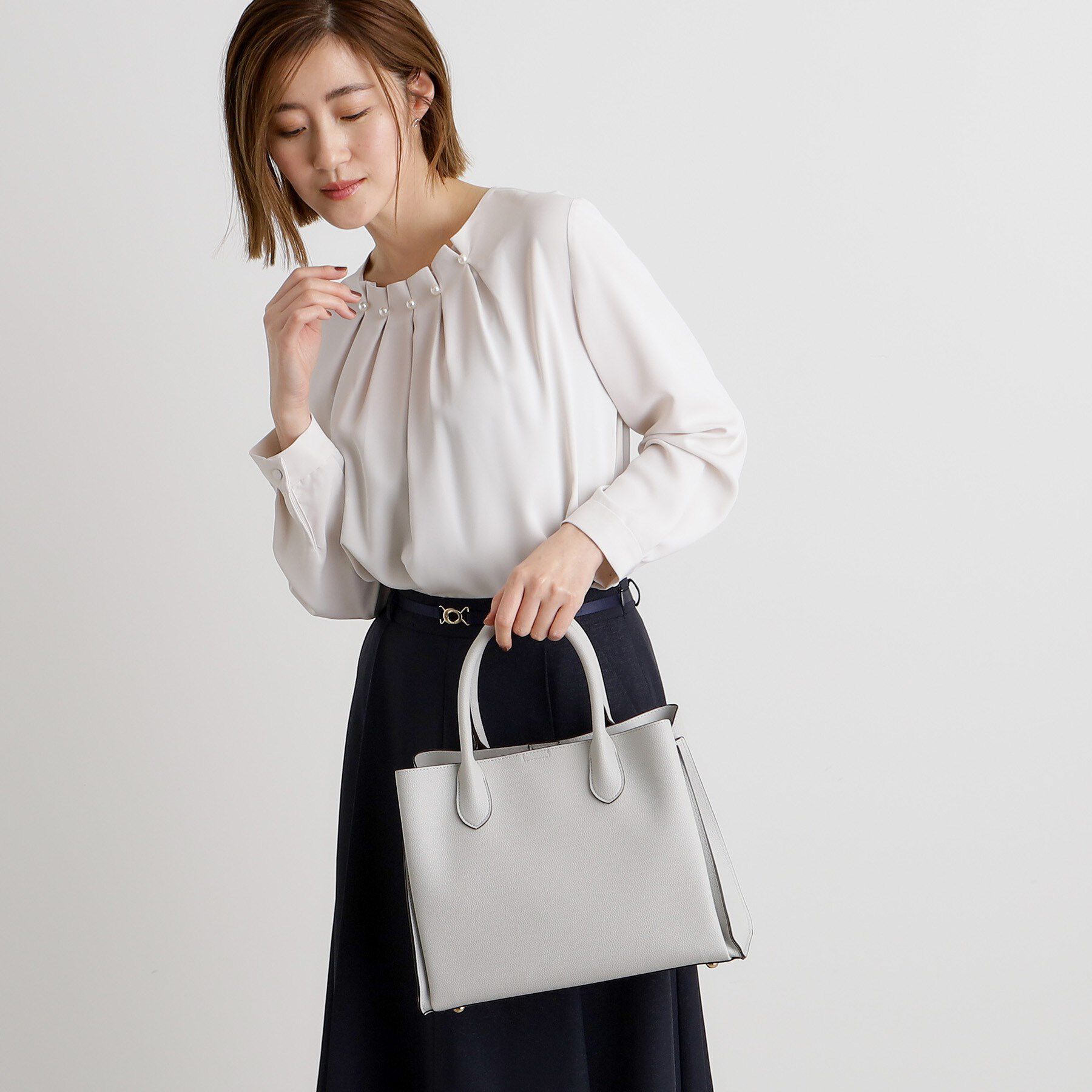 grove「【人間工学】中仕切り2WAYトート【入卒対応可】」|ショルダー・メッセンジャー|