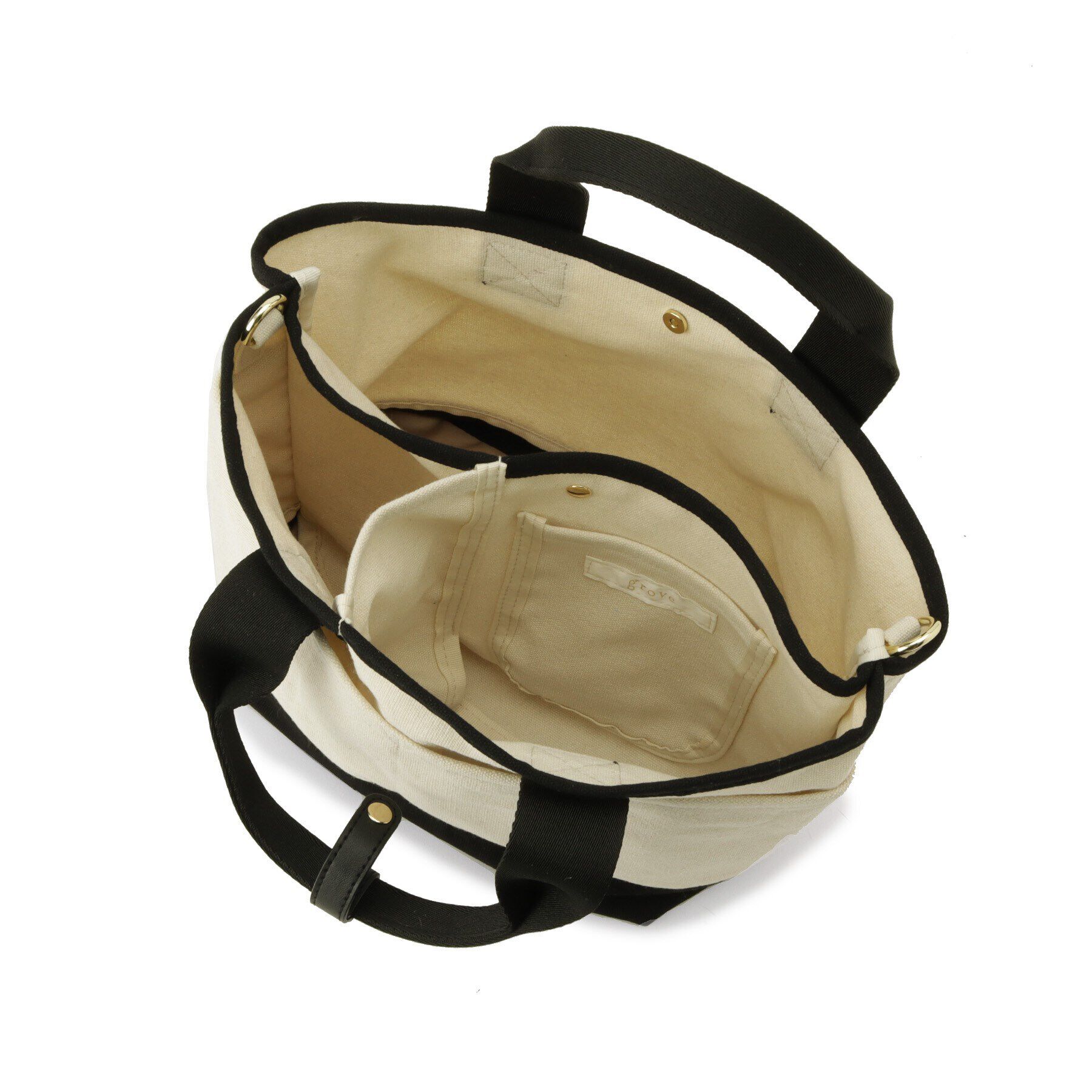 grove「ハンドルアソートキャンバス2WAYトート」|トートバッグ|